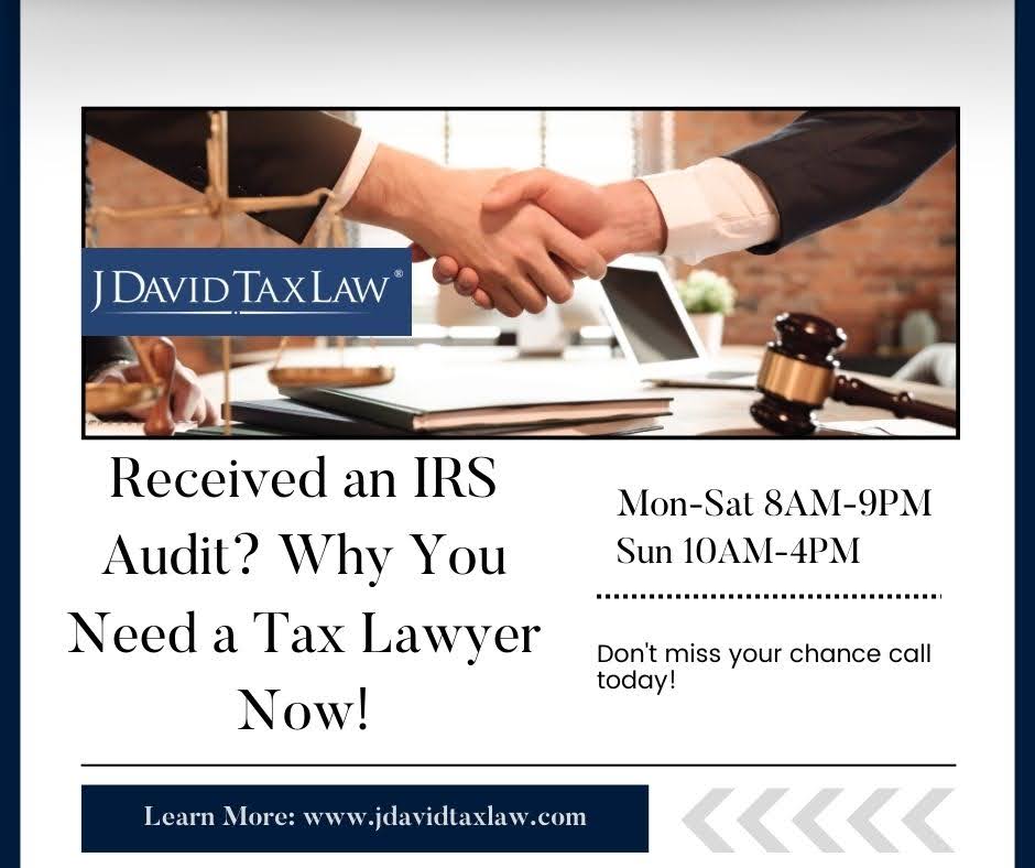 J. David Tax Law IRS audit help