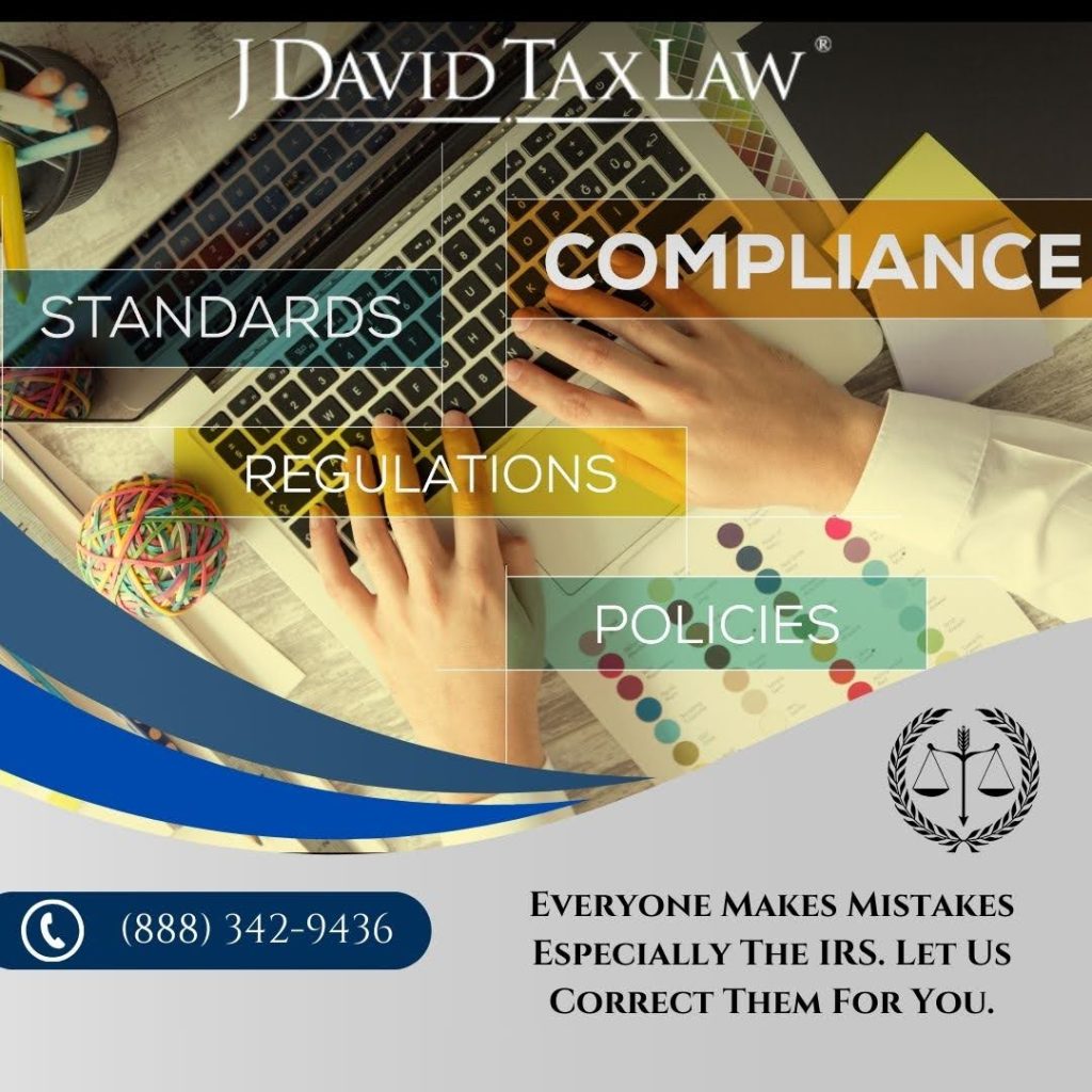 Correct IRS mistakes with J David Tax Law