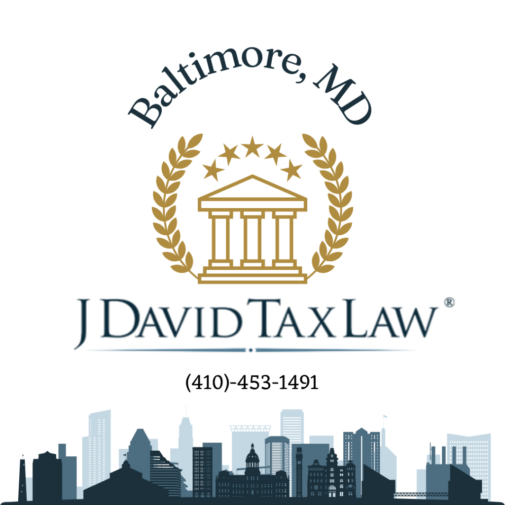 J David Tax Law tax debt solutions Baltimore