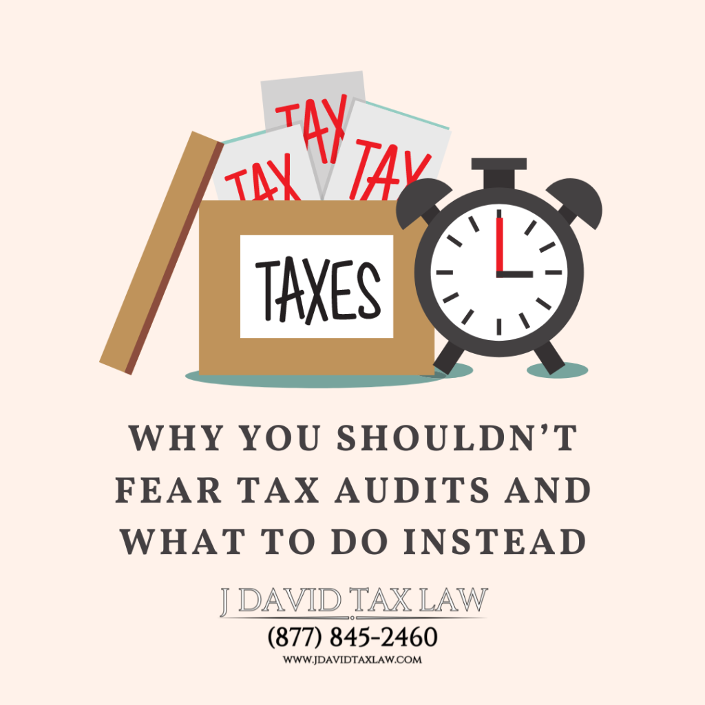 Tax audit guidance by J. David Tax Law