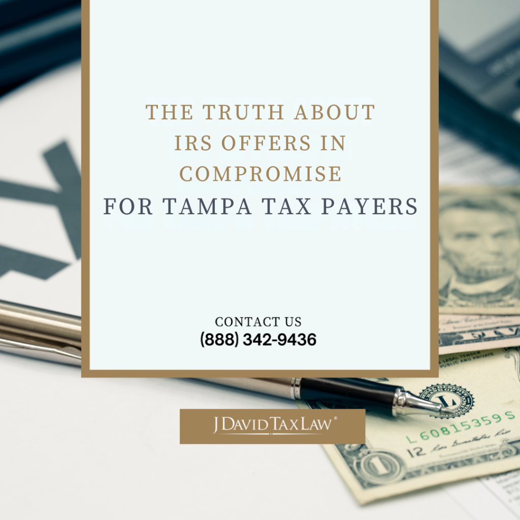 IRS help by J. David Tax Law attorney