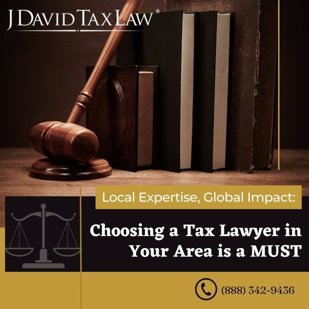 Local tax lawyer expertise - J. David Tax Law