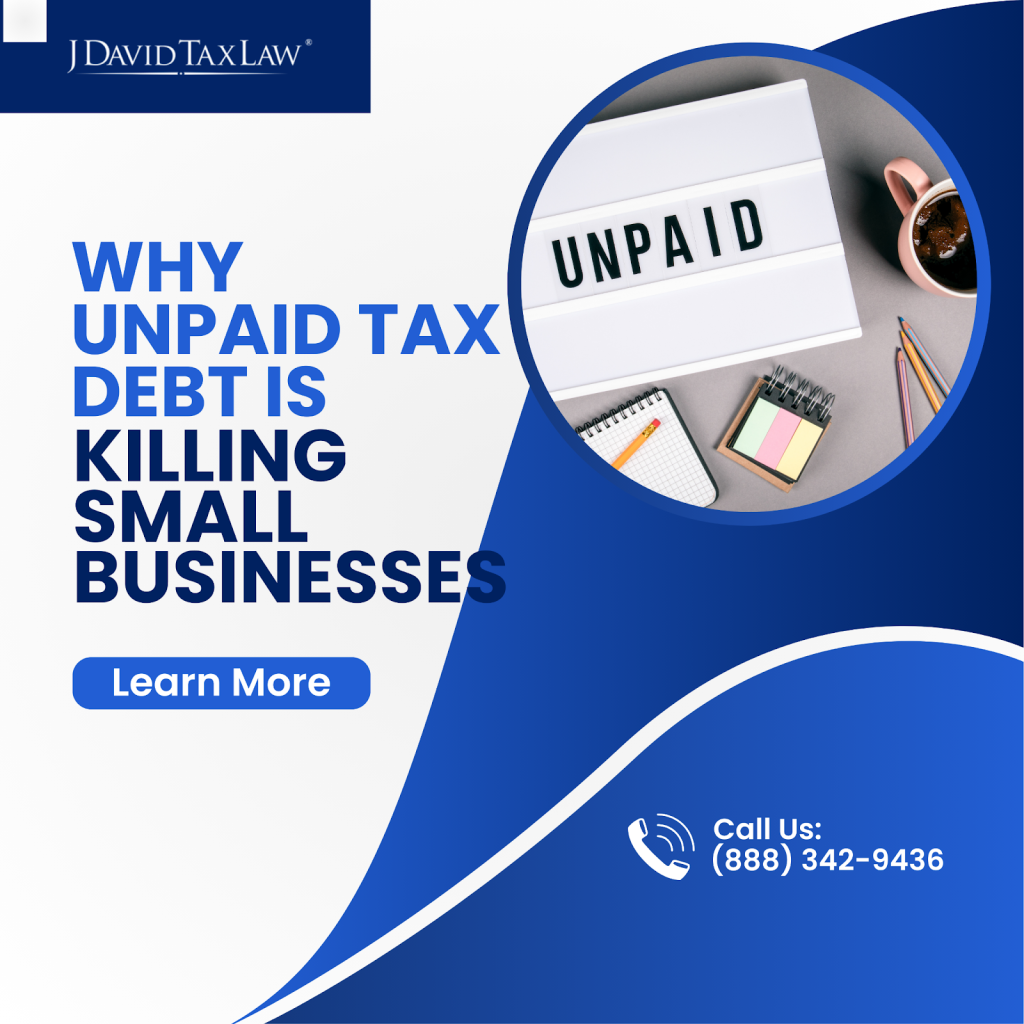 J. David Tax Law helps small business tax debt