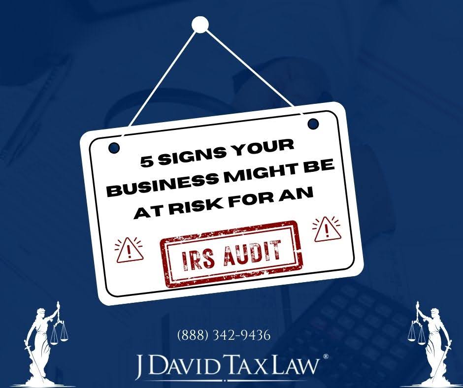 Business audit risk factors - J. David Tax Law