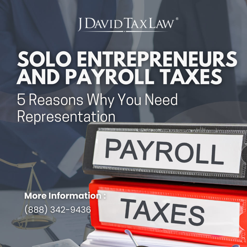 Payroll tax lawyer - J. David Tax Law