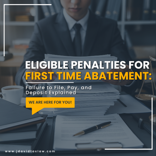 IRS penalty abatement help