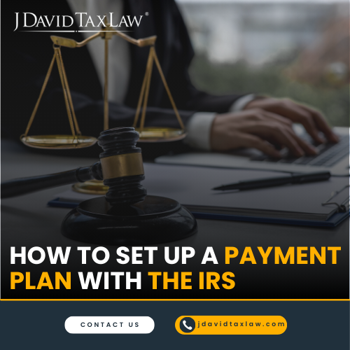 Setup a Payment Plan with the IRS