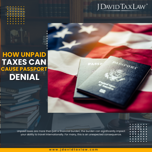 IRS tax debt and passport issues