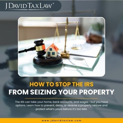 Prevent IRS from seizing assets