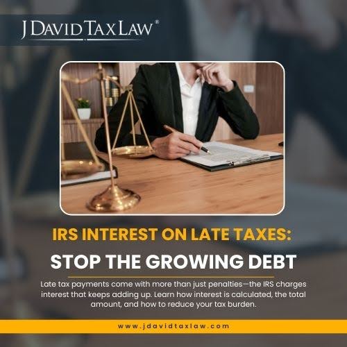 IRS interest on late taxes