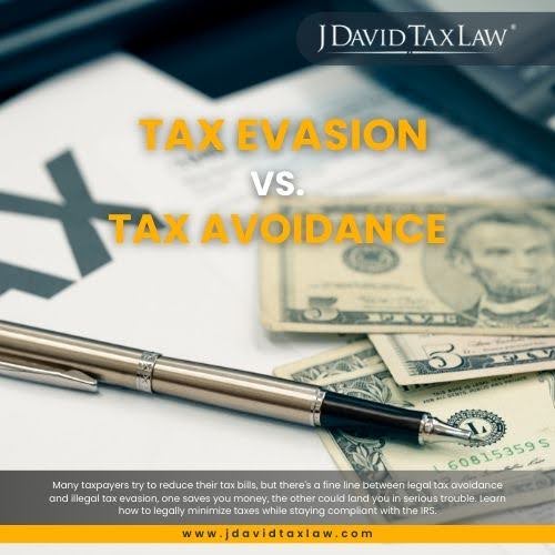 Separate Tax Avoidance from Tax Evasion