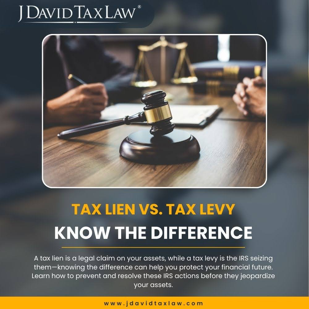 Tax Lien vs. Tax Levy