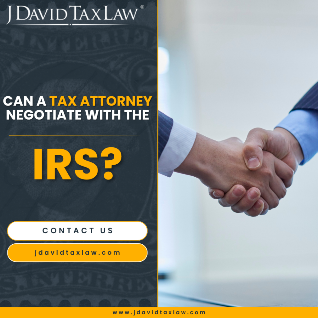 Can a Tax Attorney Negotiate with the IRS?