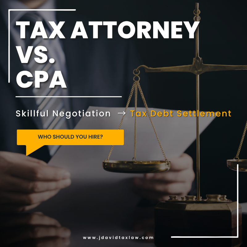 Tax attorney VS CAP