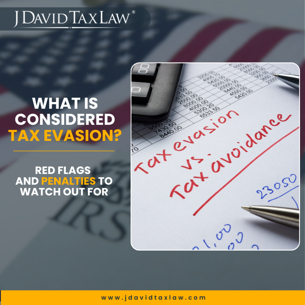 What is considered Tax Evasion