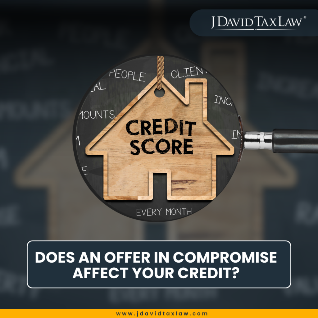 Does an offer in compromise affect your credit?