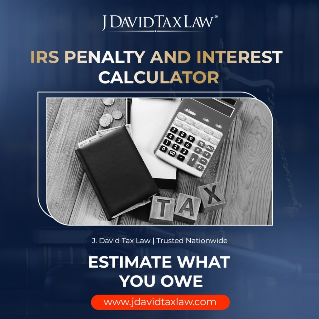 IRS Penalty and interest calculator. Estimate what you owe