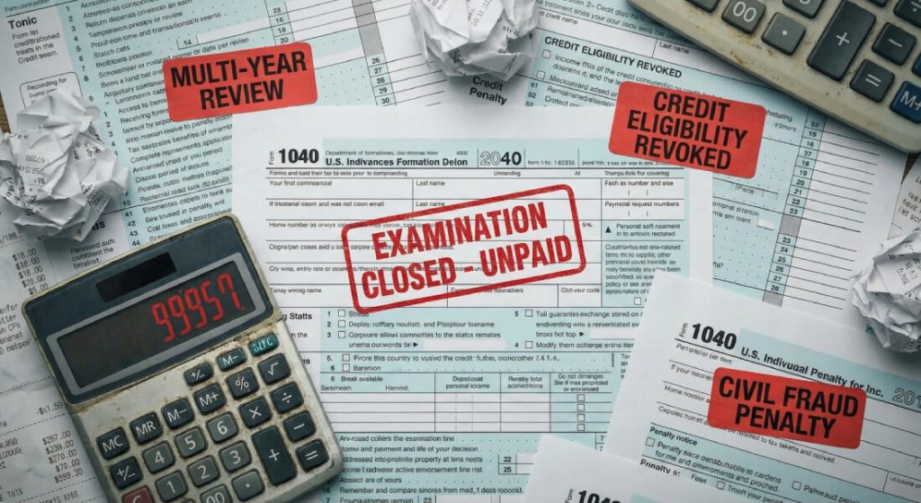 Potential Consequences of Failing an IRS Audit