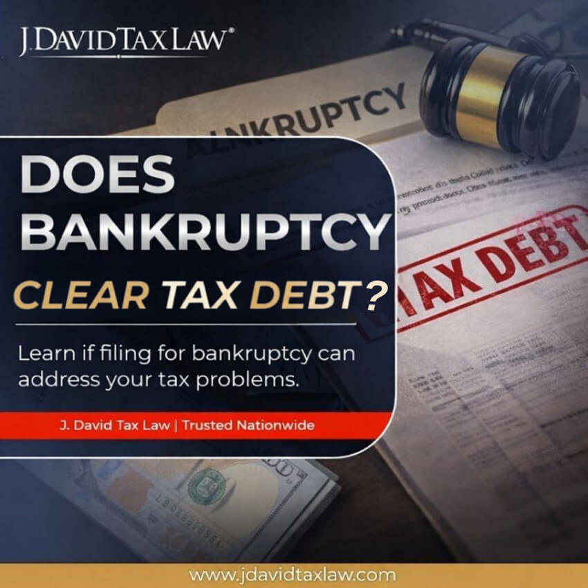 Does Bankruptcy Clear Tax Debt
