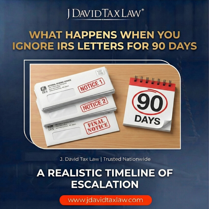 What Happens When You Ignore IRS Letters for 90 Days