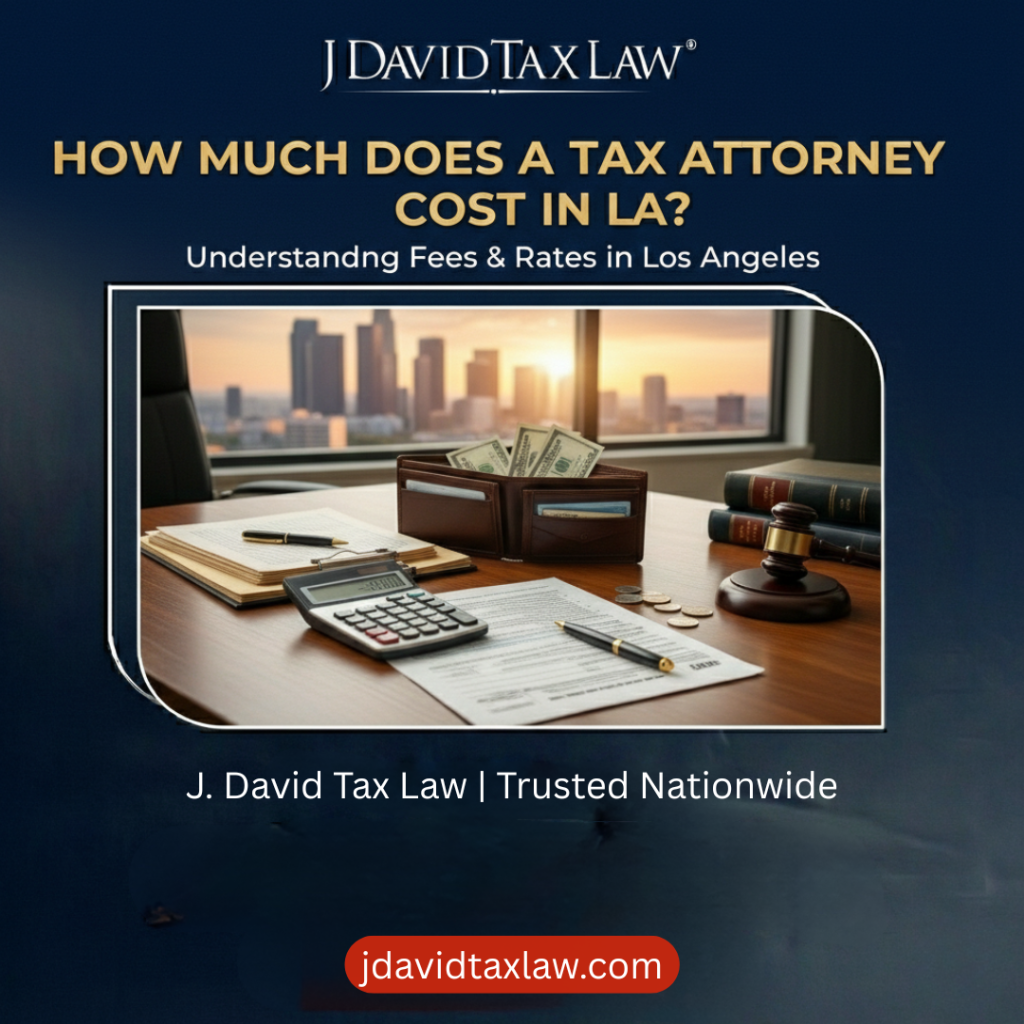 Cost of LA Tax Attorneys
