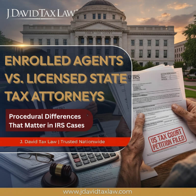 Enrolled Agents vs. Licensed Tax Attorneys Procedural Differences Explained