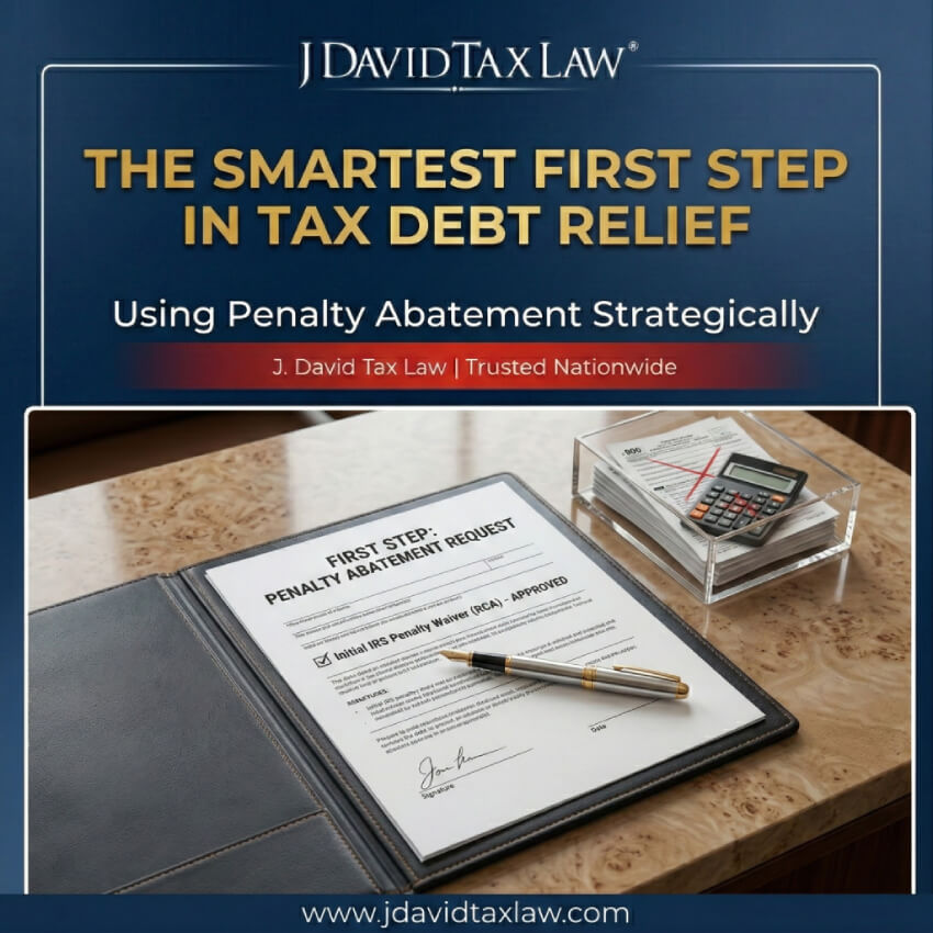 The Smartest First Step in Tax Debt Relief