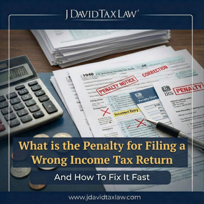What Is the Penalty for Filing a Wrong Income Tax Return