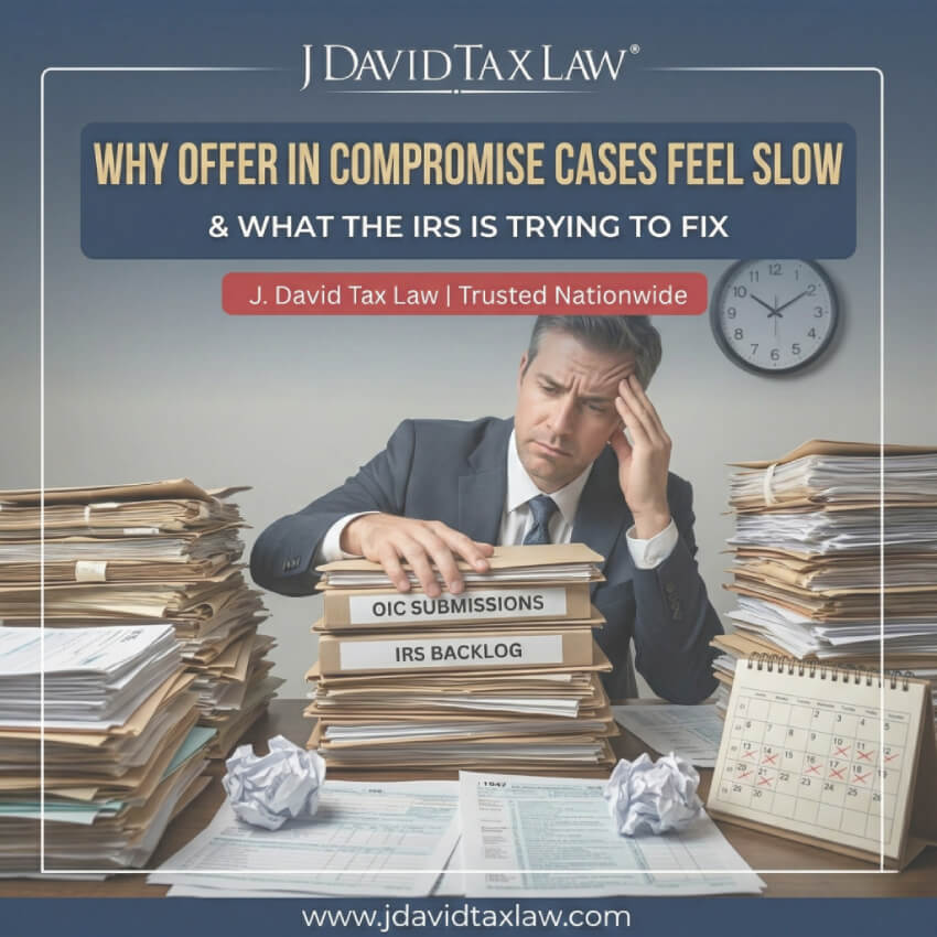 Why Offer in Compromise Cases Feel Slow