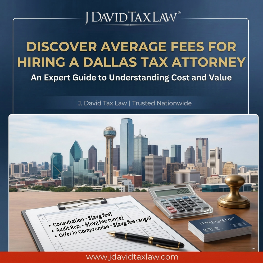 Dallas tax attorney average fees